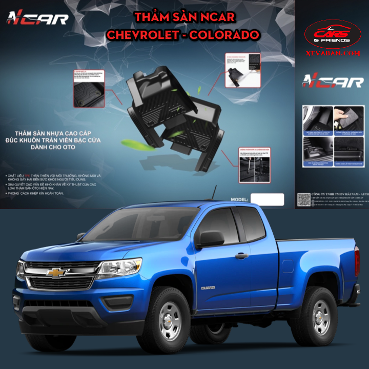 Thảm sàn Ncar cho CHEVROLET COLORADO